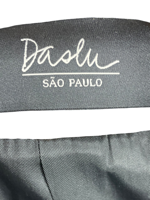 Chaqueta Daslu Tweed Largo Maron-Talla 38