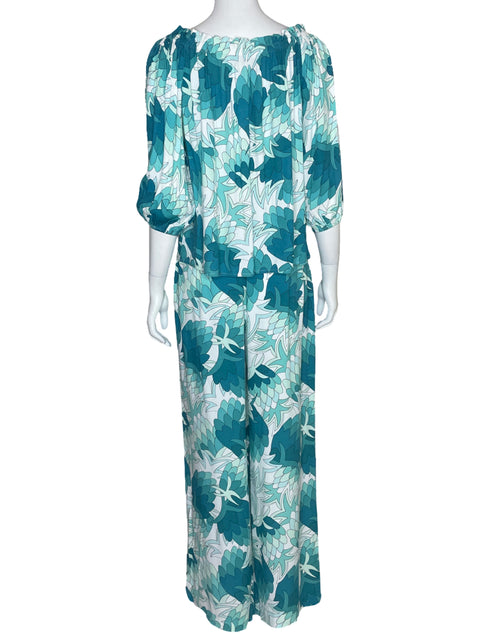 Set Trina Turk Estampado Azul-Talla 2