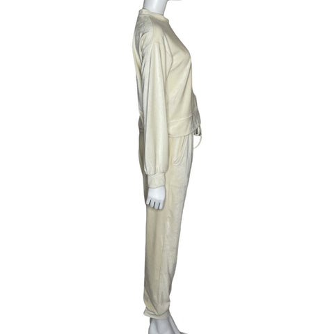 Set Le Lis Acanalado Blanco-Talla S