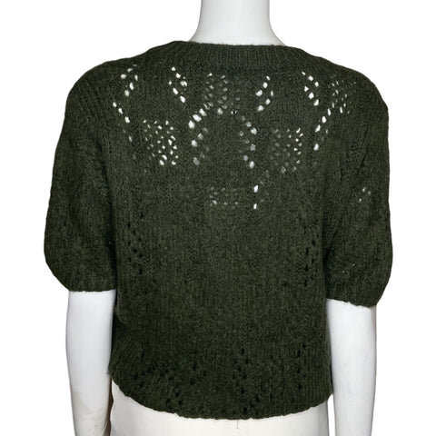 Sueter Civico 1 Manga Corta Tejido Verde-Talla U