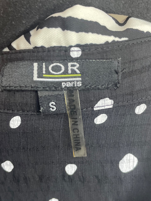 Camisa Lior Estampado Negro-Talla S