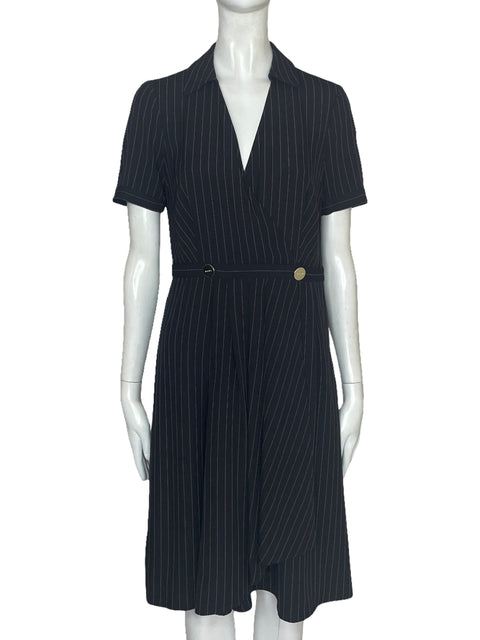 Vestido DKNY Rayas Negro-Talla 2