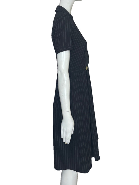 Vestido DKNY Rayas Negro-Talla 2