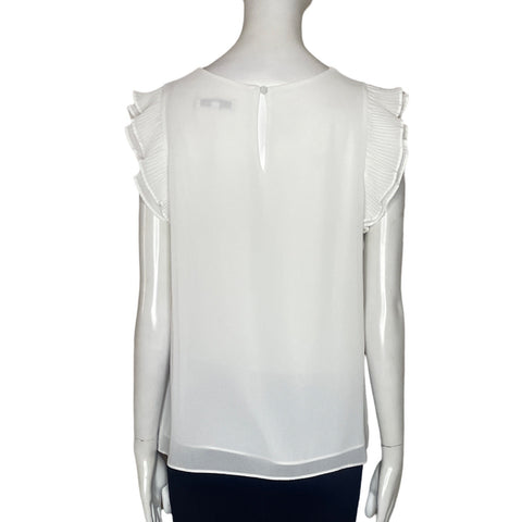 Blusa Naked Zebra Hombrso Vuelos Blanco-Talla M