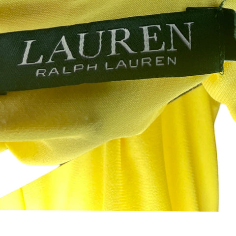 Vestido Ralph Lauren Encaje Amarillo-Talla 6