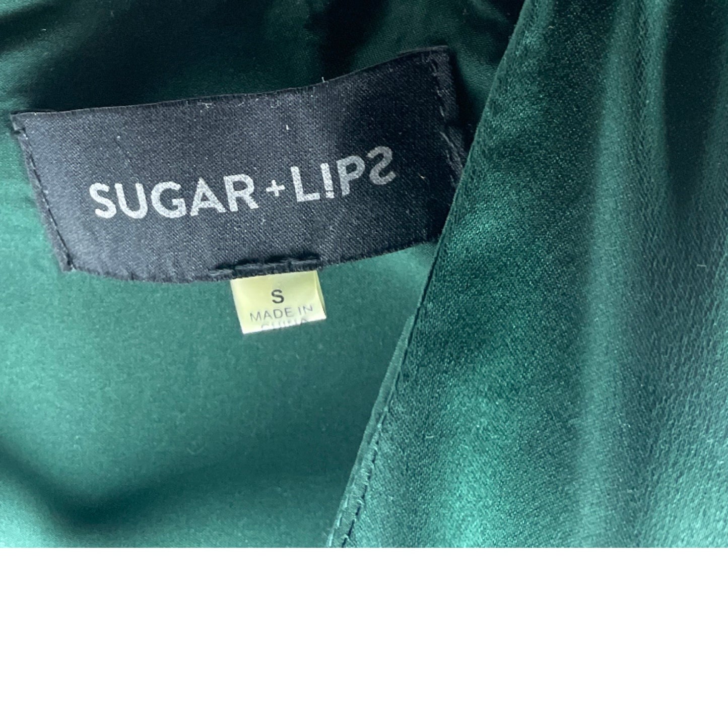 Mono Sugar + Lips Satinado Verde-Talla S