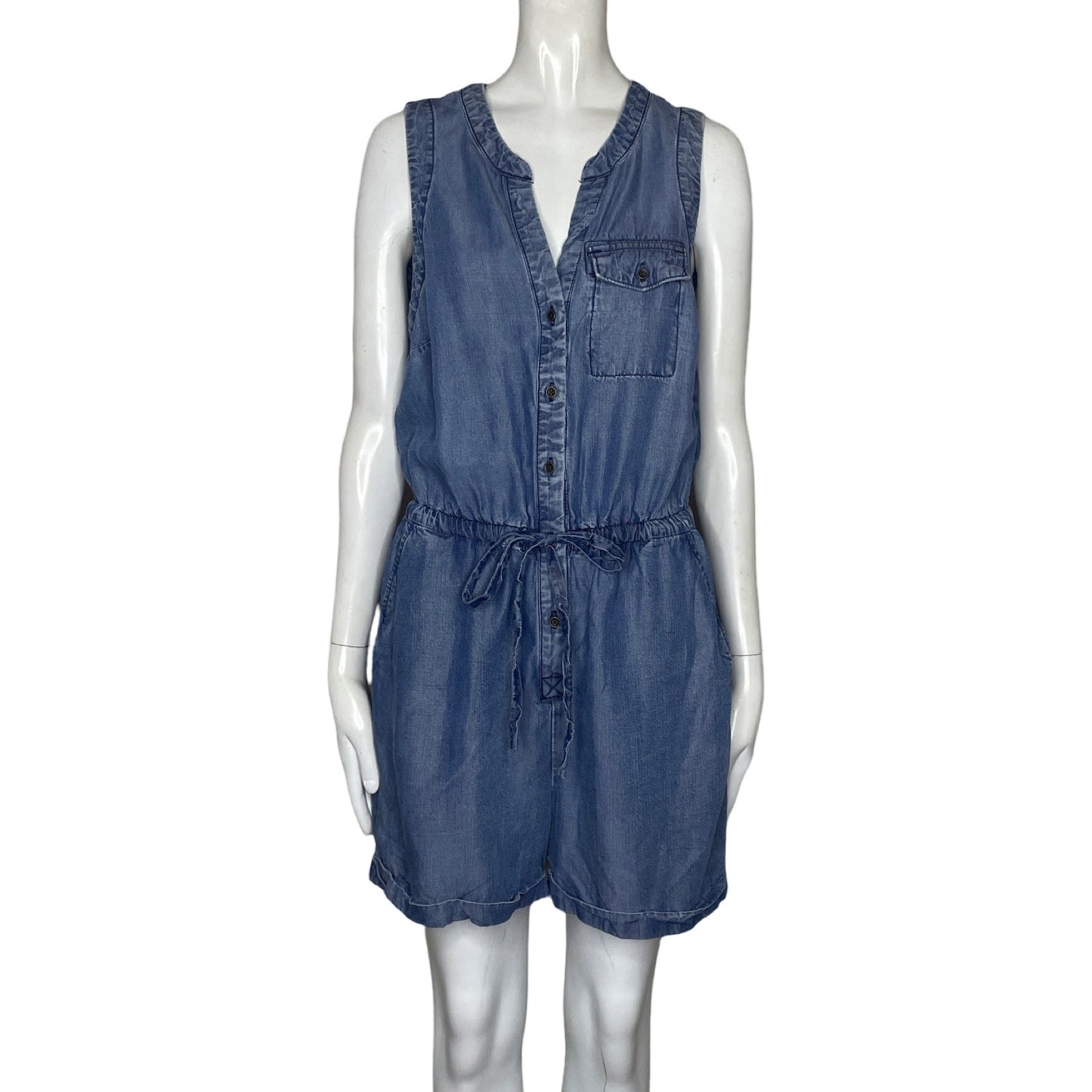 Romper Lucky Brand Sin Mangas Jeans Azul-Talla S