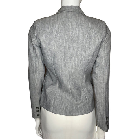 Blazer H. Tracy Ceñido Gris-Talla 6