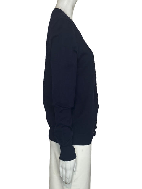 Abrigo Melrose Chic Botones Azul-Talla M