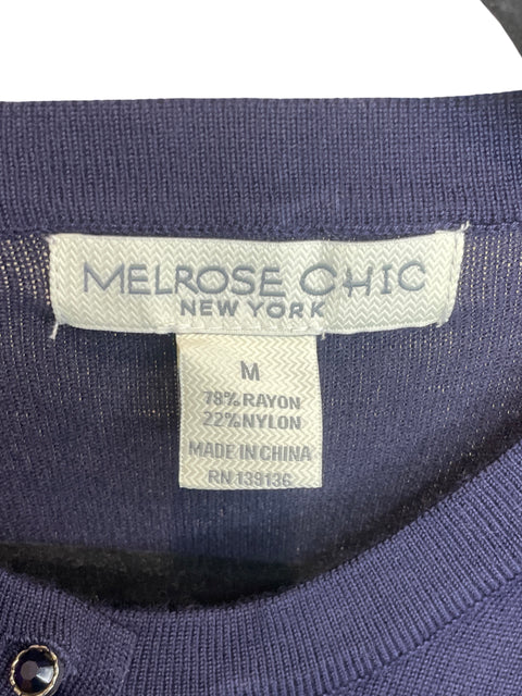 Abrigo Melrose Chic Botones Azul-Talla M
