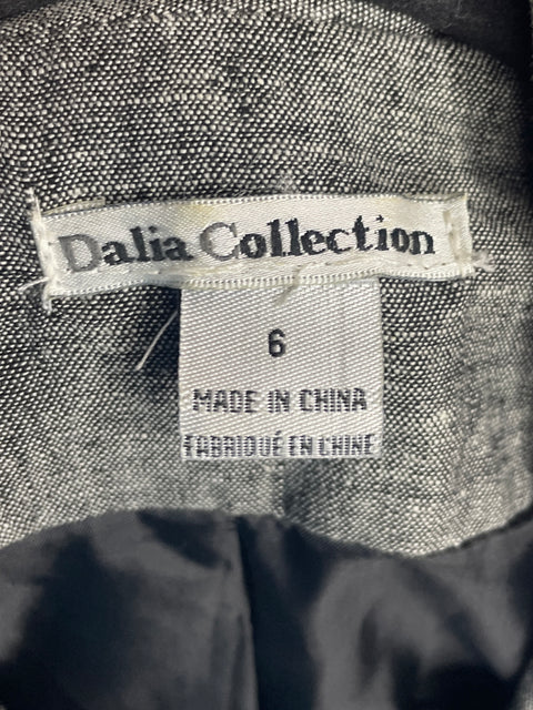 Blazer Dalia Collection Cremallera Gris-Talla 6