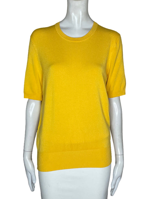 Blusa Zara Puntos Amarillo-Talla L