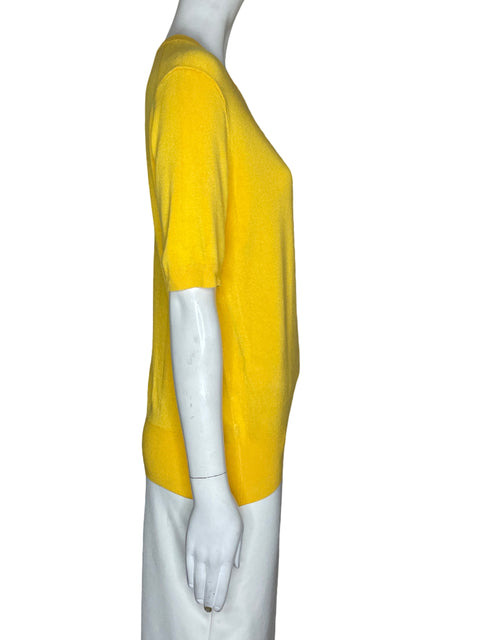 Blusa Zara Puntos Amarillo-Talla L