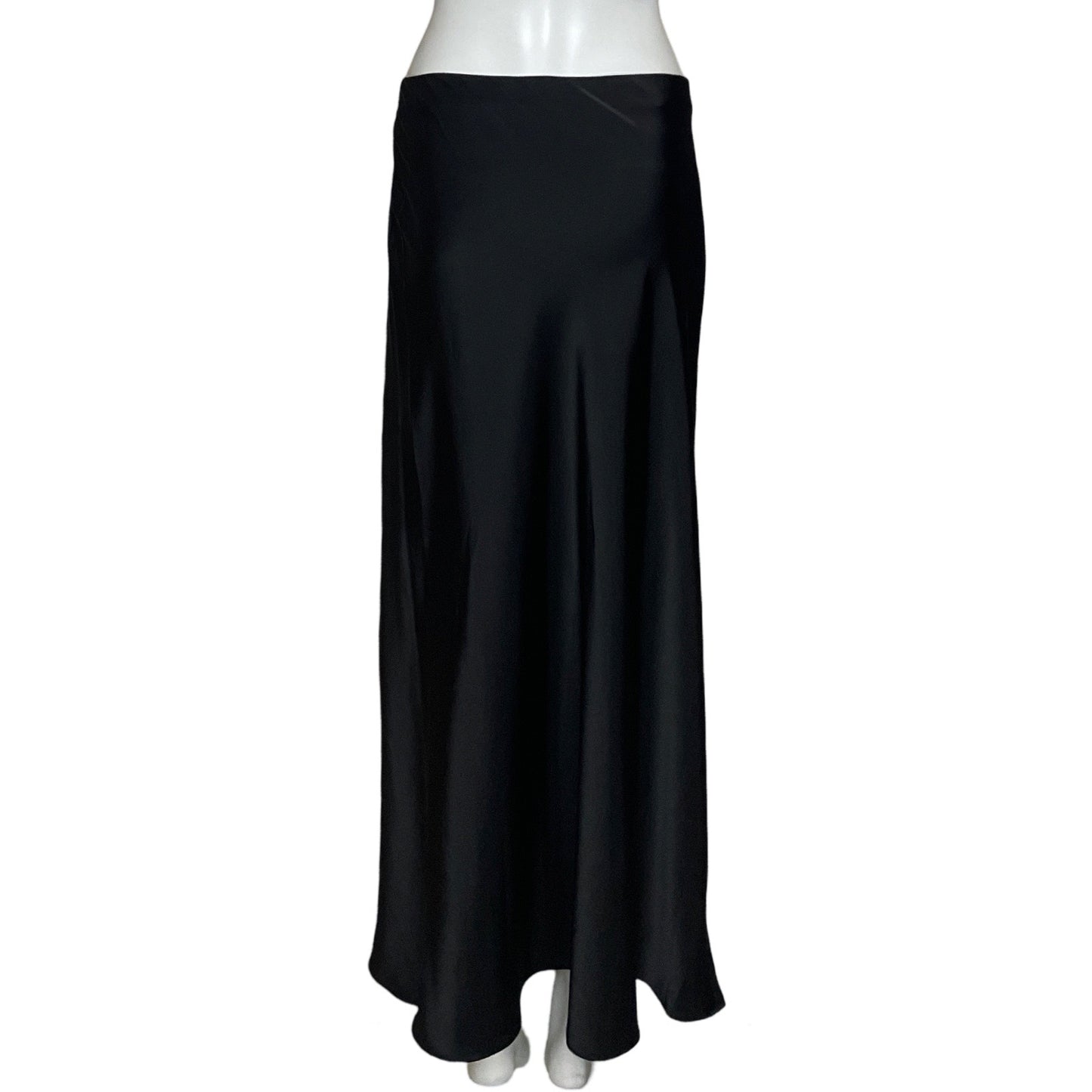 Falda Zara Corte Recto Negro-Talla L