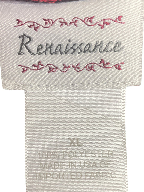 Cardigan Renaissance Estampado Rojo-Talla XL