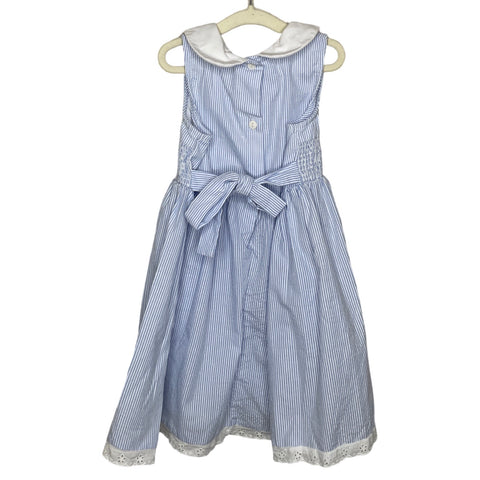 Vestido Goodlad Rayas Sin Mangas Blanco-Talla 4T
