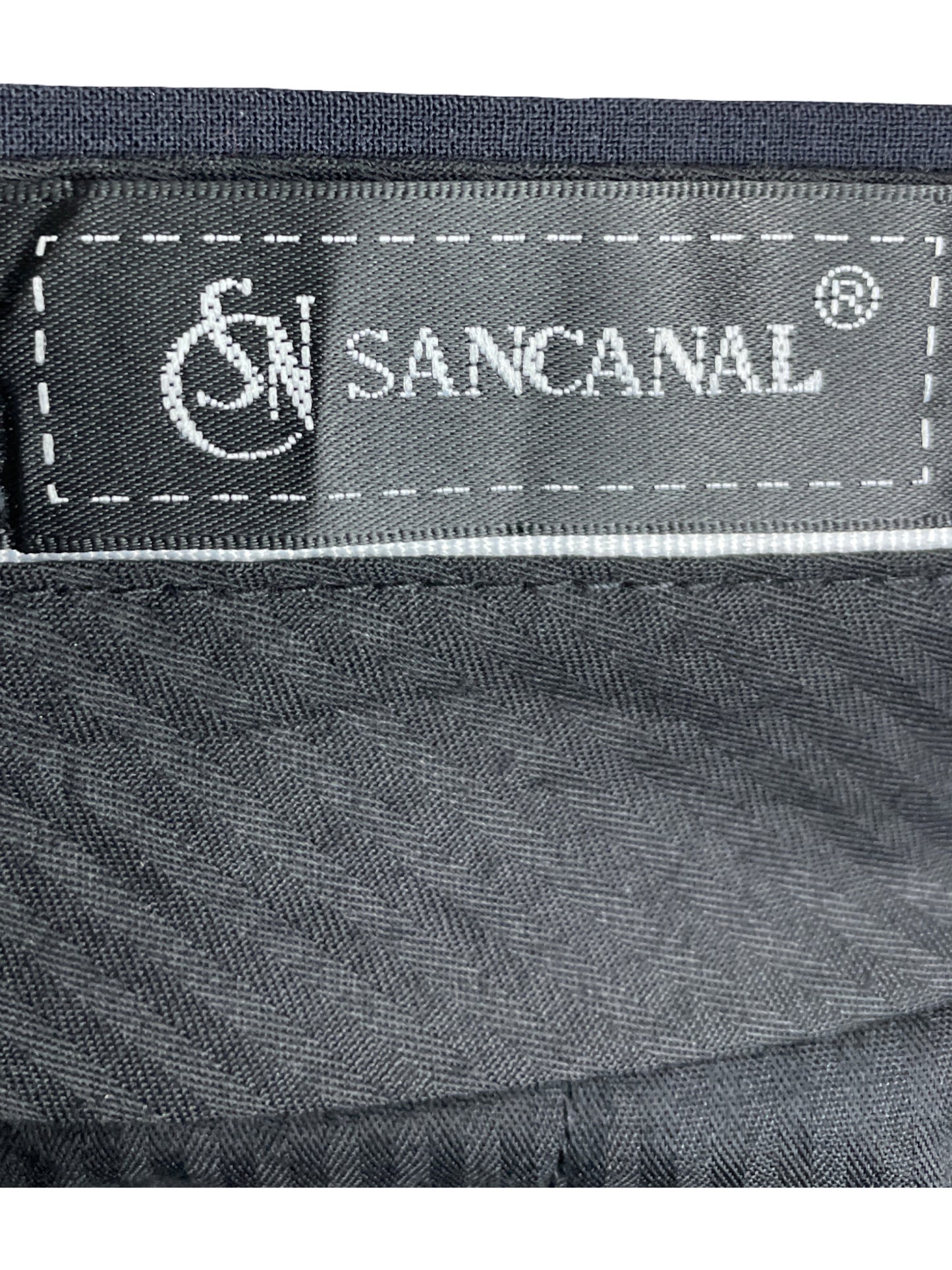 Pantalon Sancanal Tiro Alto Azul-Talla M