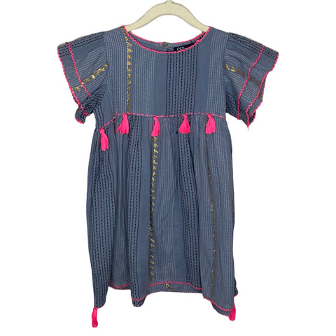 Vestido G83 Kids Hilo Azul-Talla 6