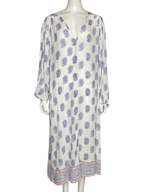 Vestido Tesoro TPS Camisero
Estampado Blanco-Talla 2