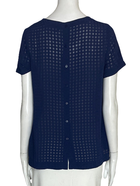 Blusa Dorothy Perkins Cuadro Azul-Talla 6