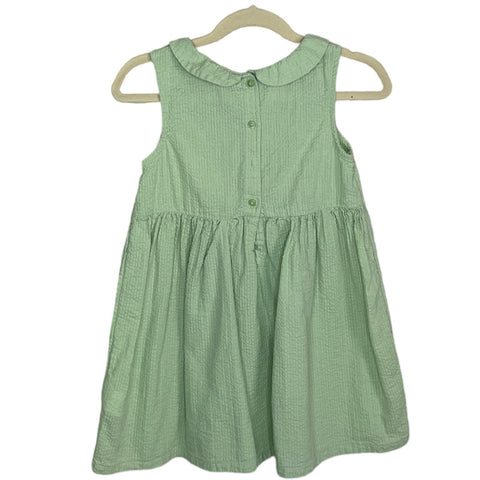 Vestido H&M Sin Mangas Verde-Talla 4T