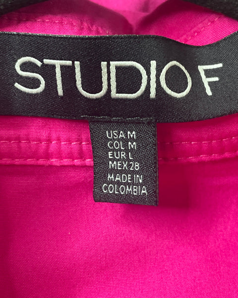 Camisa Studio F Boxy Corta Rosado-Talla M