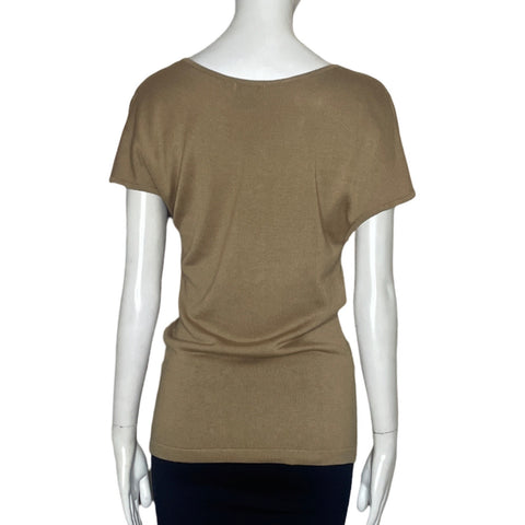 Blusa Cache Pedreria Marron-Talla S