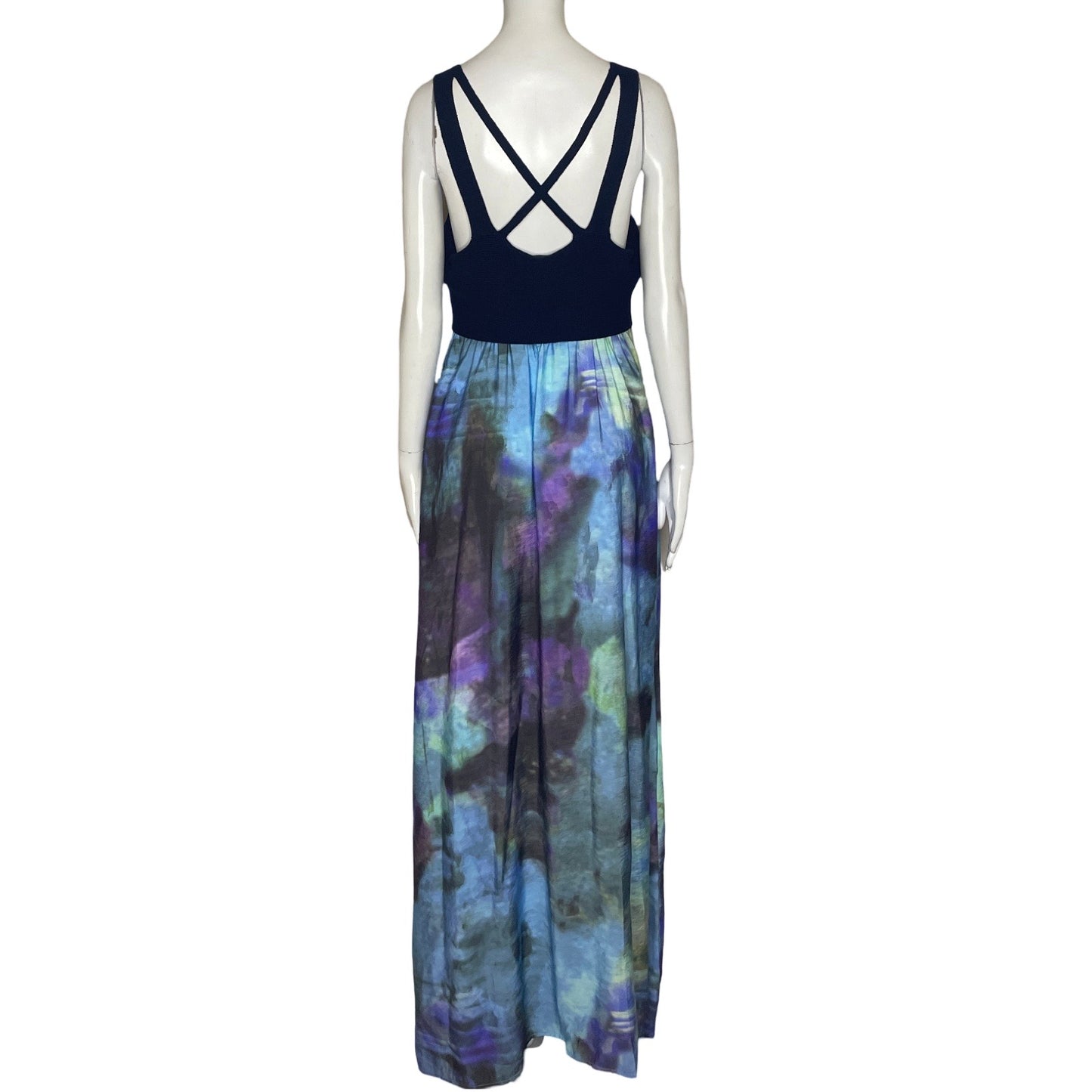 Vestido Anthropologie Sin Mangas Tie Dye Azul - Talla M
