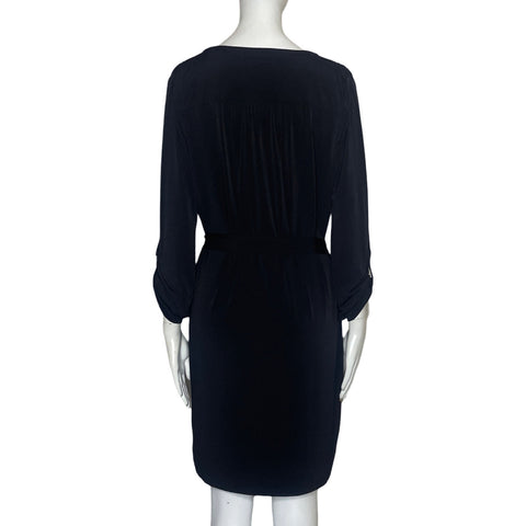 Blusa Michael Kors Cuello Cadena Negro-Talla M