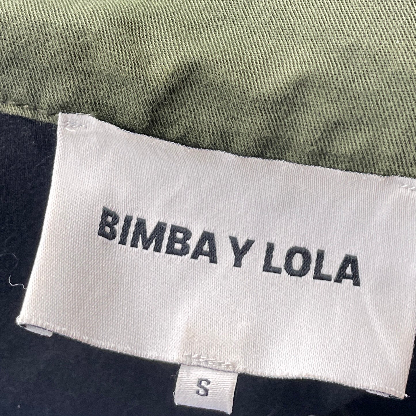 Gabardina Bimba Y Lola Bolsillos Verde-Talla S