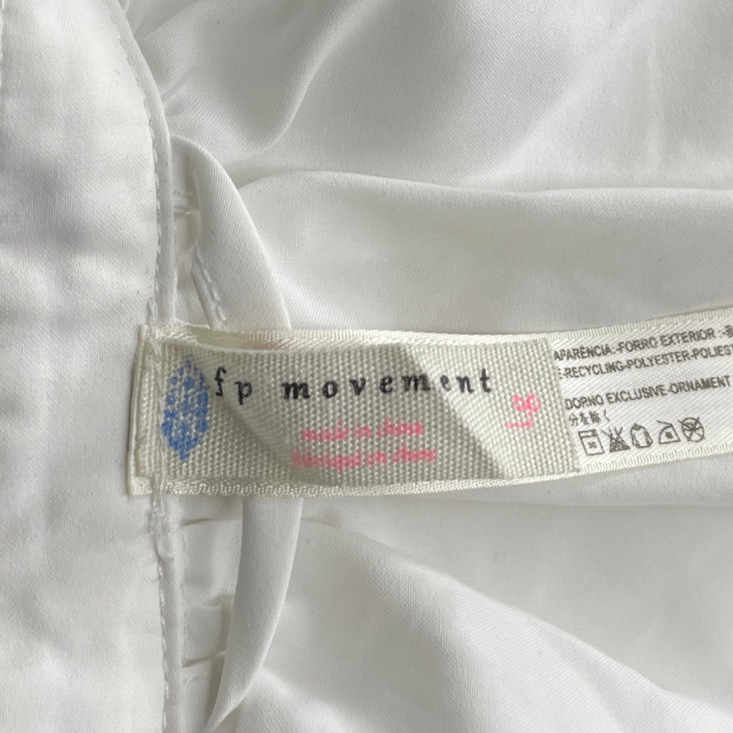 Chaqueta Fp Movement Capucha Blanco-Talla L