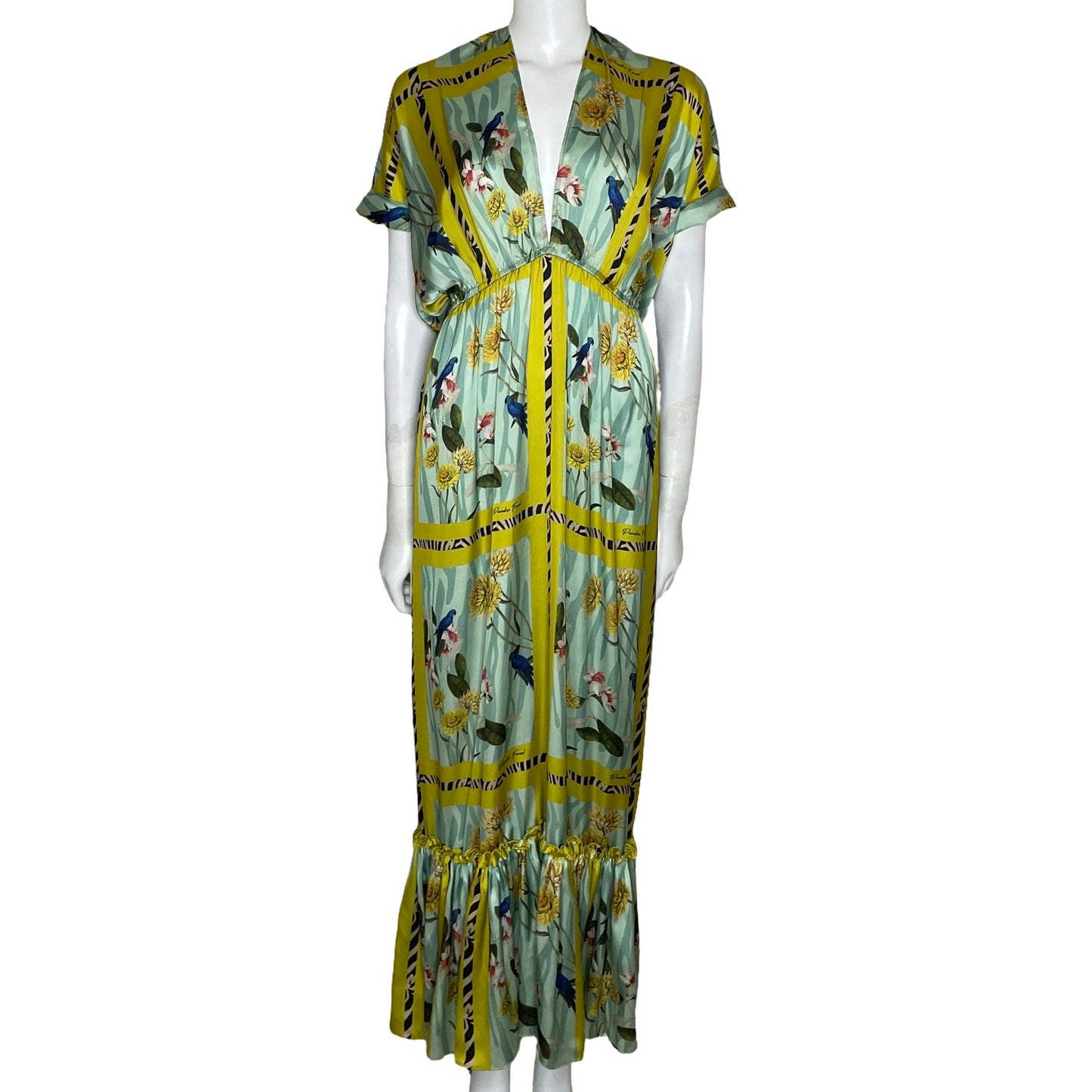 Vestido Eugenia Fernández Estampado Verde-Talla
U
