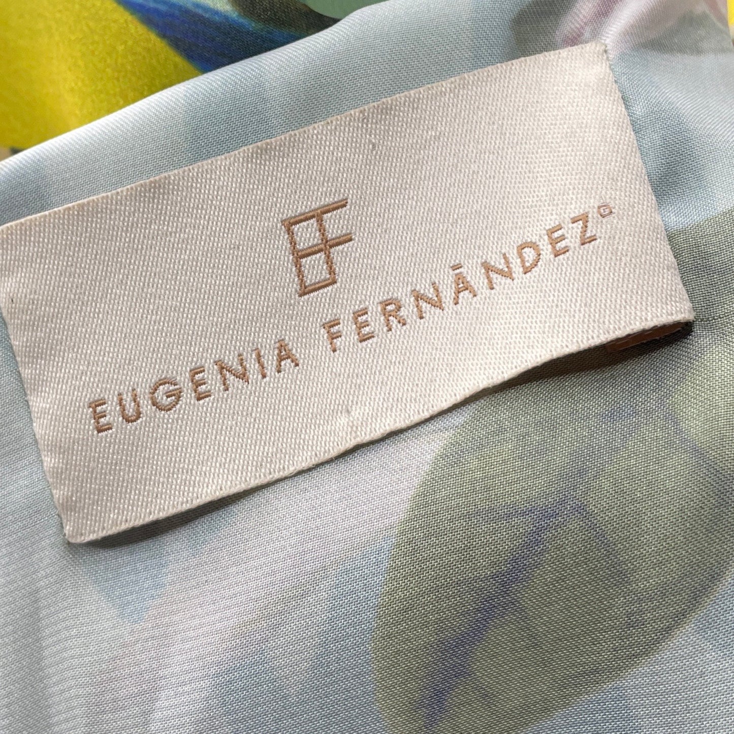 Vestido Eugenia Fernández Estampado Verde-Talla
U