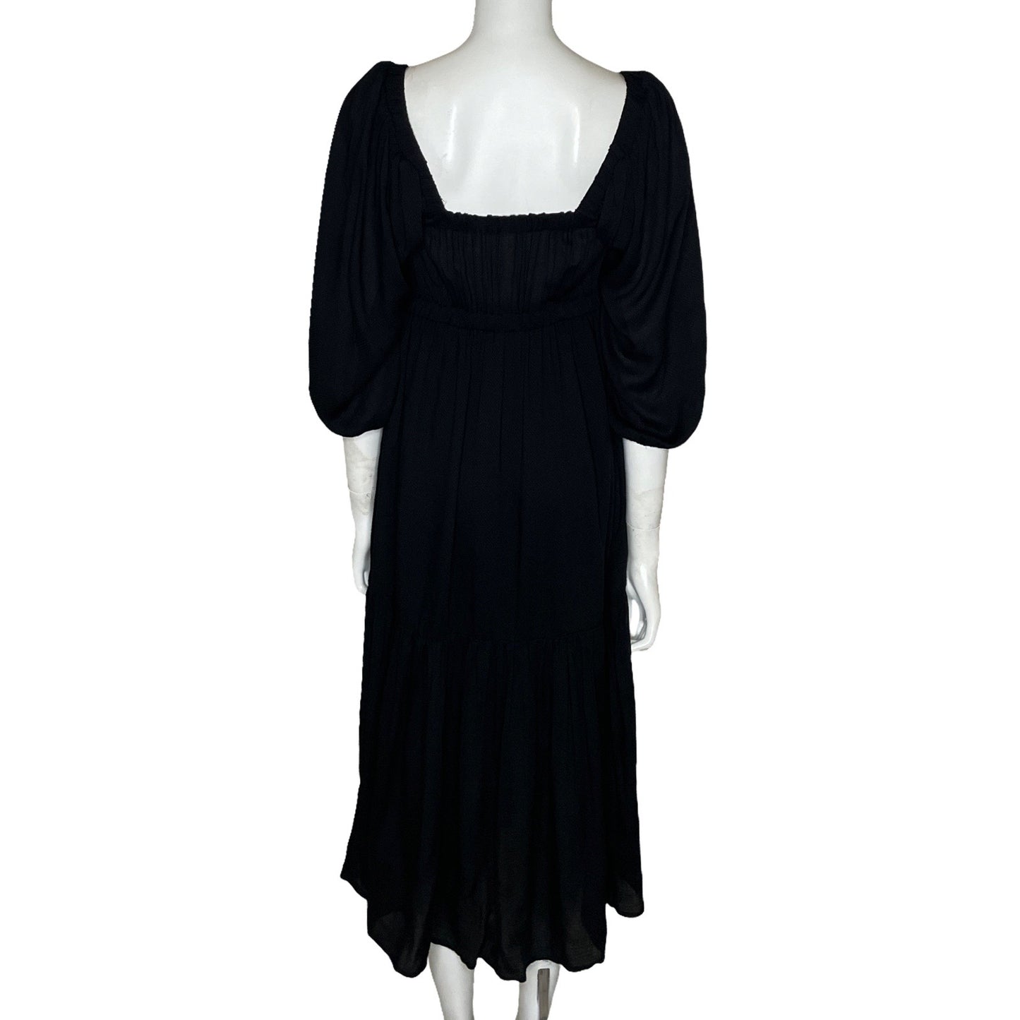 Vestido Oysho Fluido Negro-Talla S