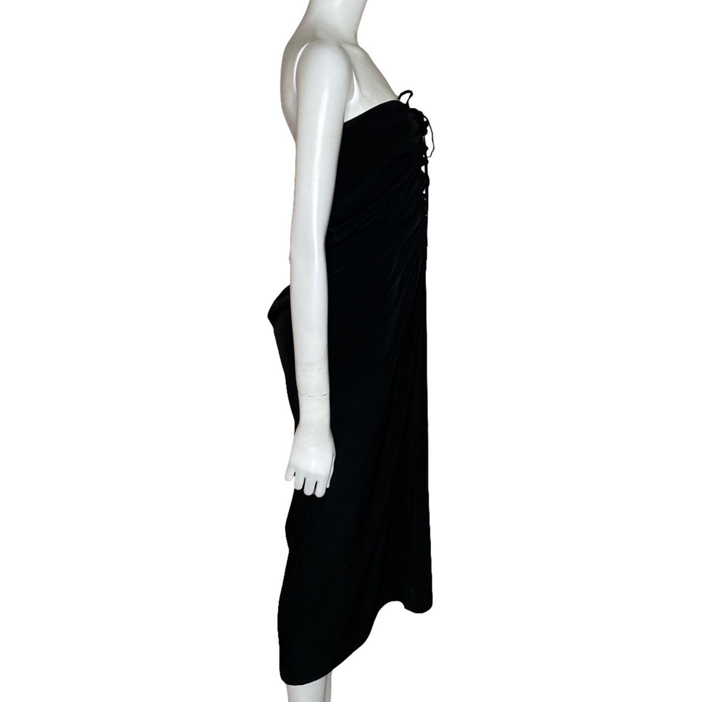Vestido All Saints Spitalfields Cut Off Negro-Talla 2