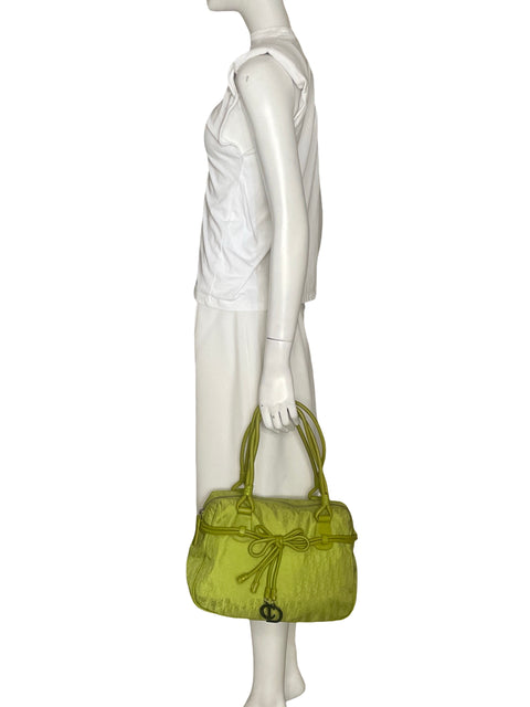 * Bolso Christian Dior Diorissimo Trotter Verde.