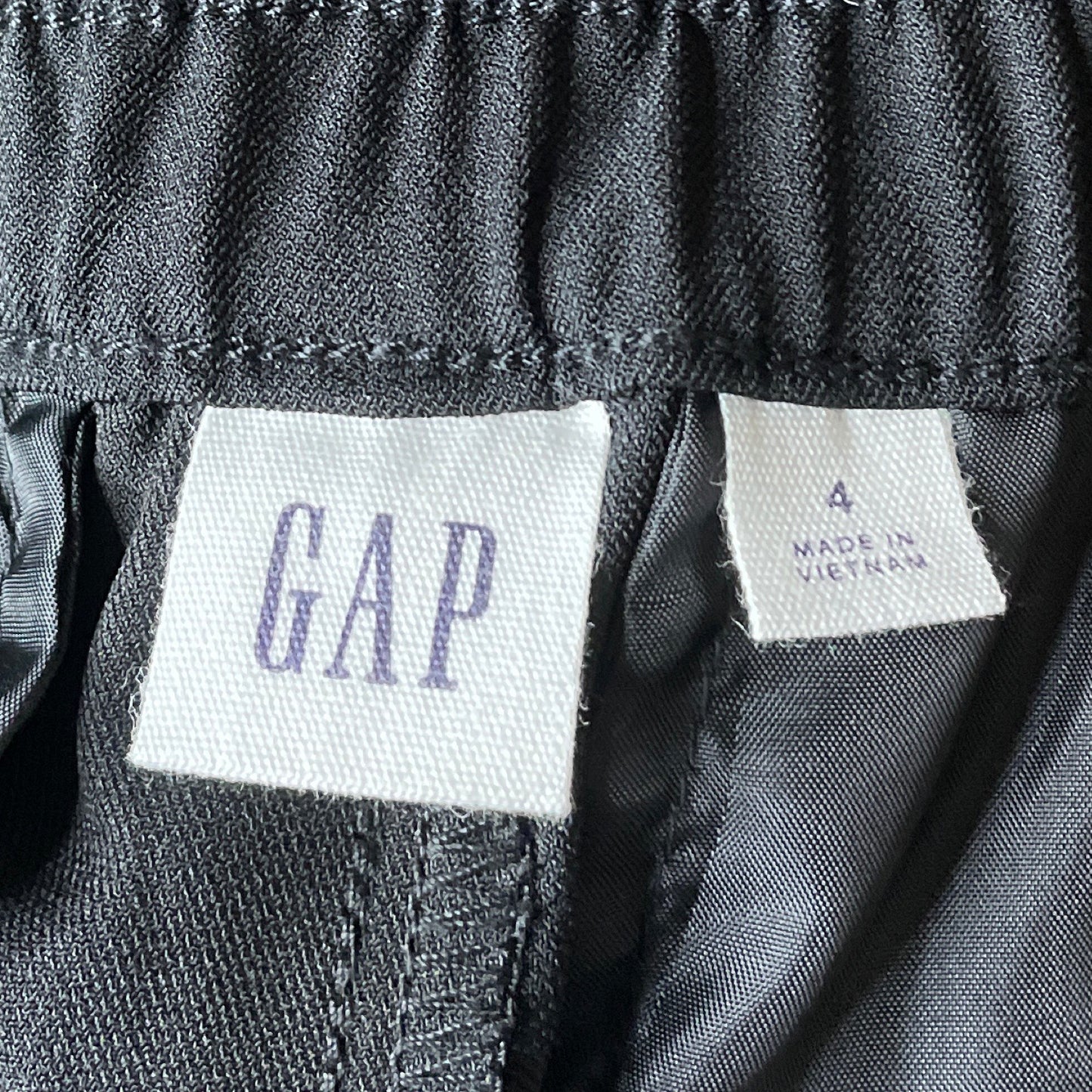 Pantalón Gap De Vestir Negro-Talla 4