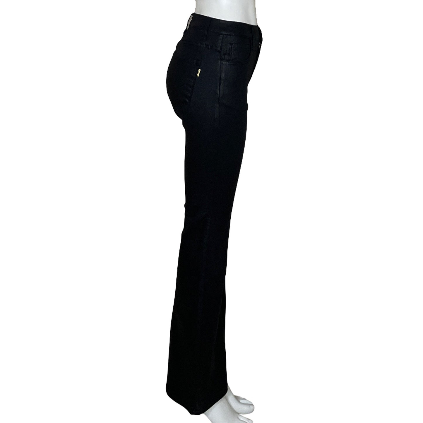 Pantalón Vibrant MIU Acampanado Negro-Talla 27