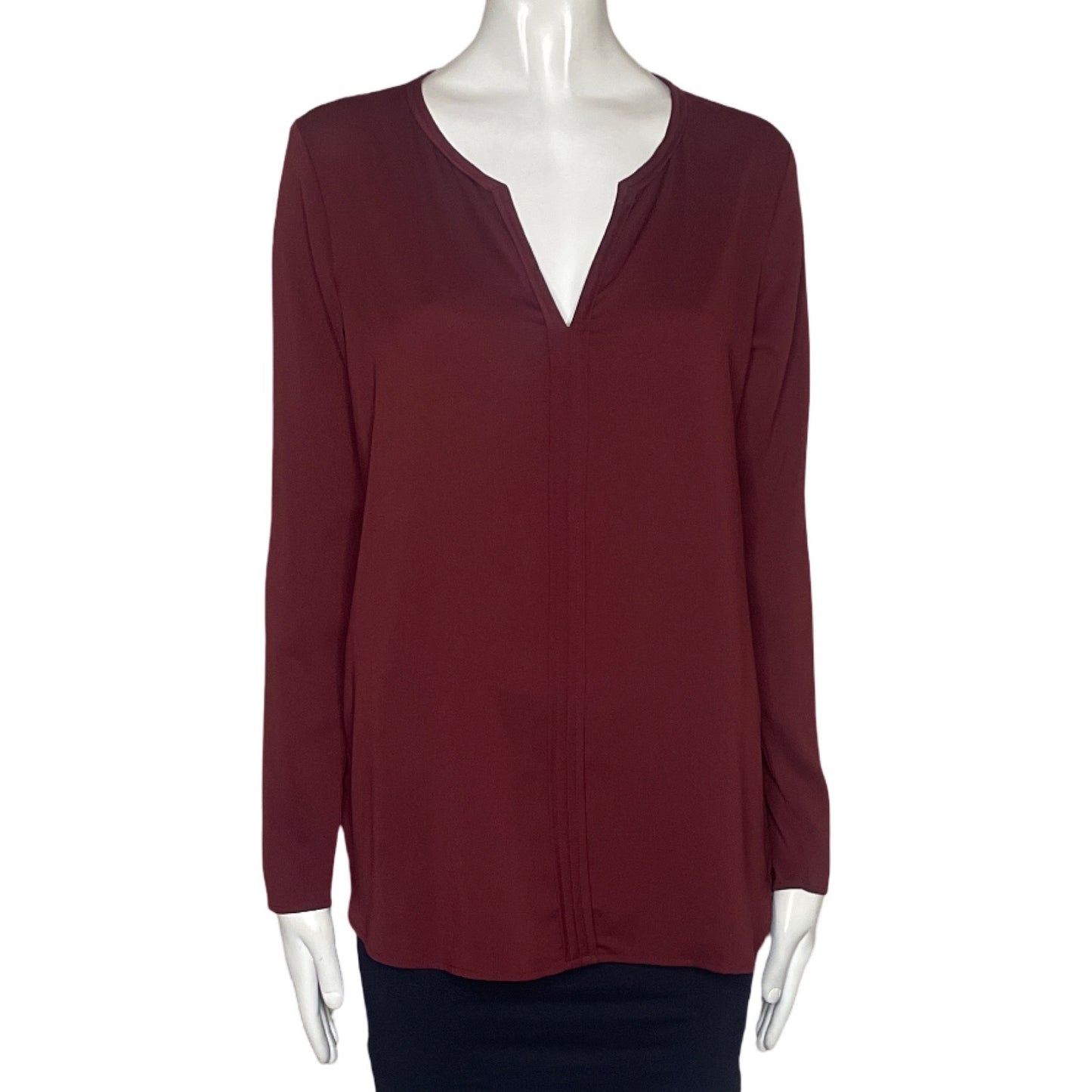 Blusa Ann Taylor Cuello V Rojo-Talla XS