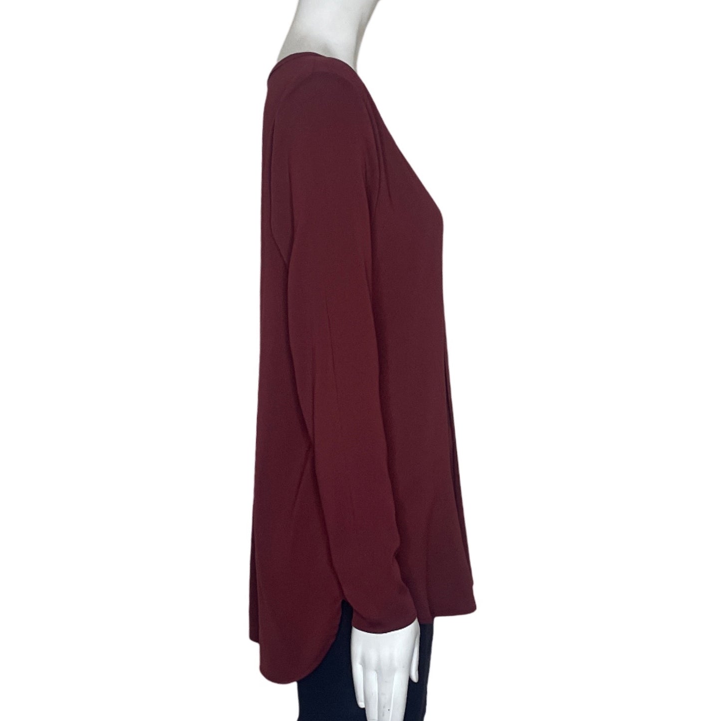 Blusa Ann Taylor Cuello V Rojo-Talla XS