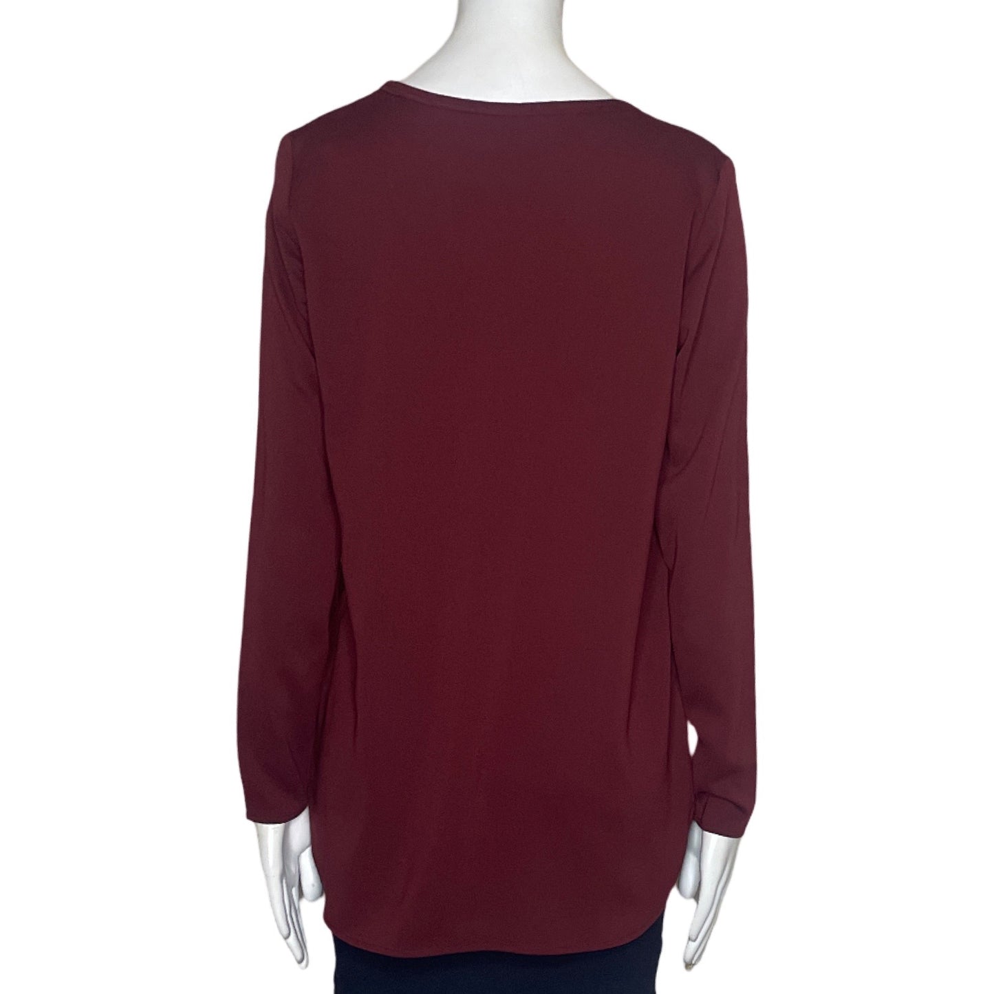 Blusa Ann Taylor Cuello V Rojo-Talla XS