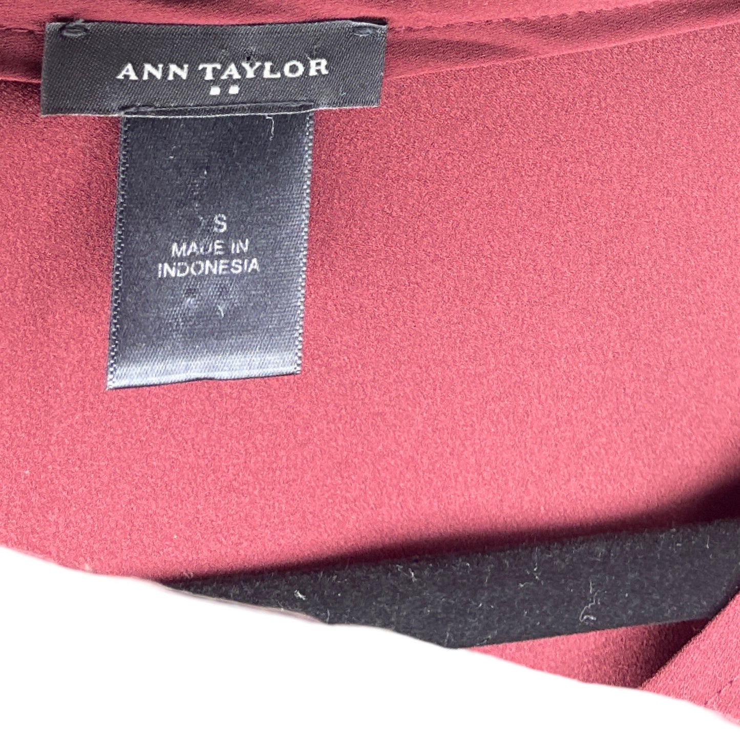 Blusa Ann Taylor Cuello V Rojo-Talla XS