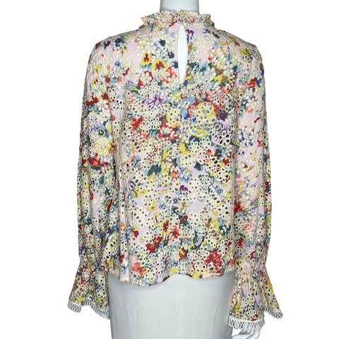 Blusa Endless Rose Bordada Rosado-Talla M