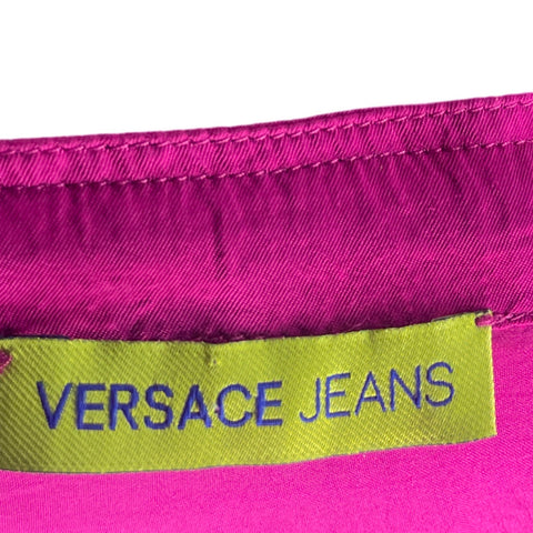 Blusa Versace Jeans Satinada Rosado-Talla M