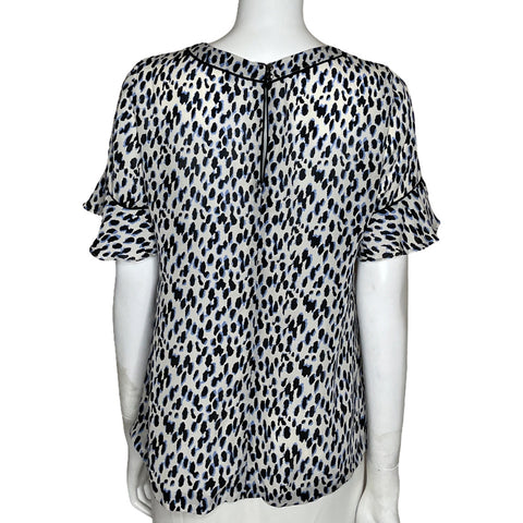 Blusa Banana Republic Puntos Blanco-Talla S