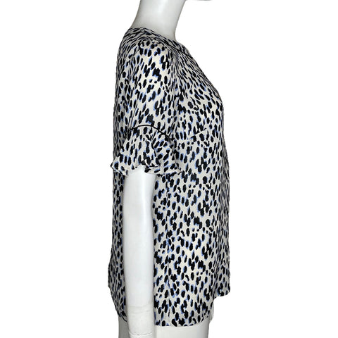 Blusa Banana Republic Puntos Blanco-Talla S