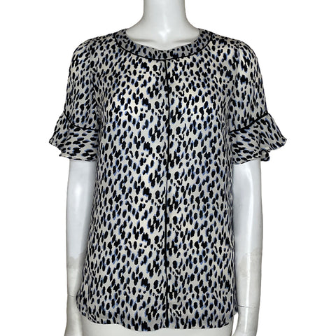 Blusa Banana Republic Puntos Blanco-Talla S