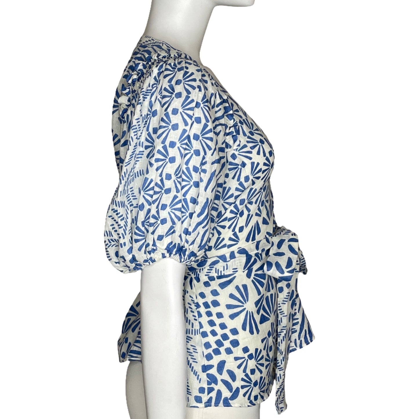 Blusa Alexis Estampada Blanco-Talla L