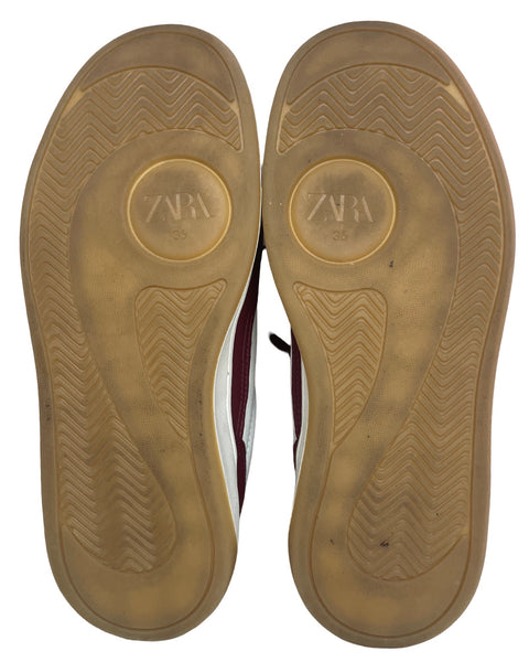 Calzado Zara Plataforma Rojo-Talla 36