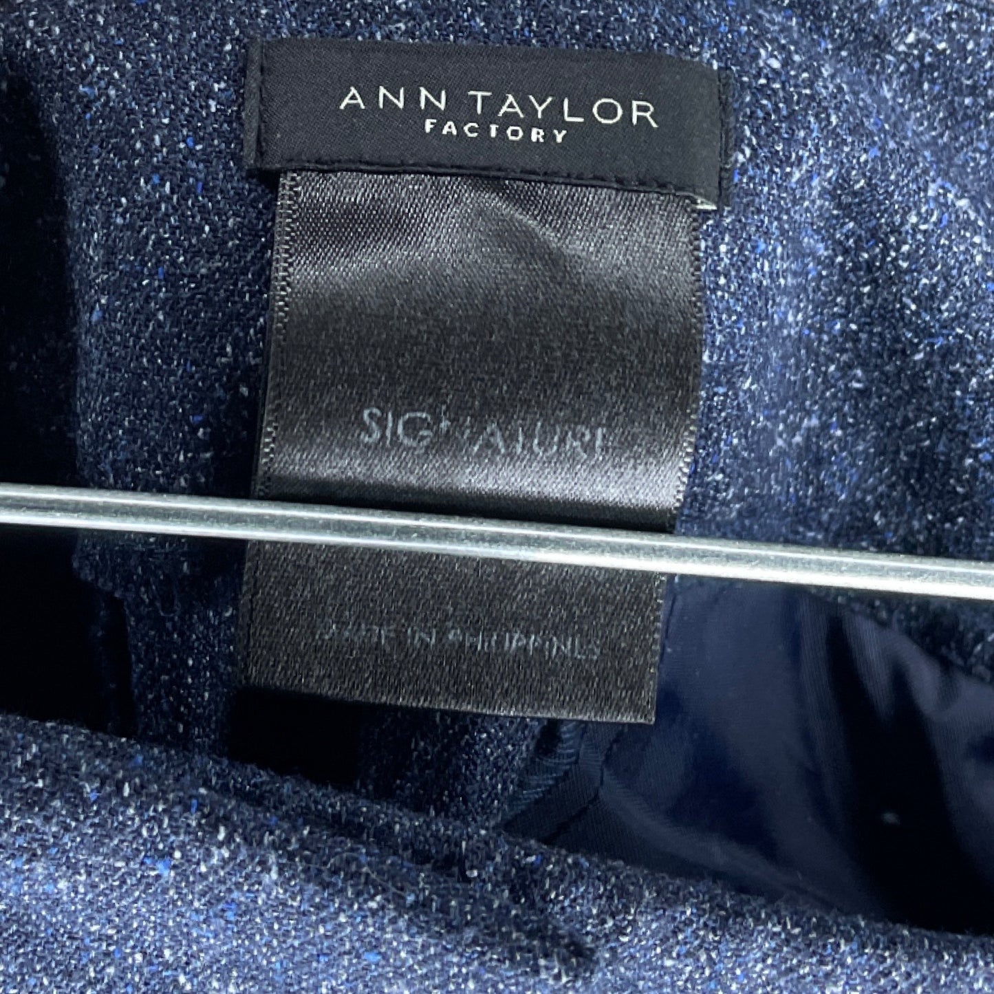 Pantalon Ann Taylor Liso Azul-Talla 2